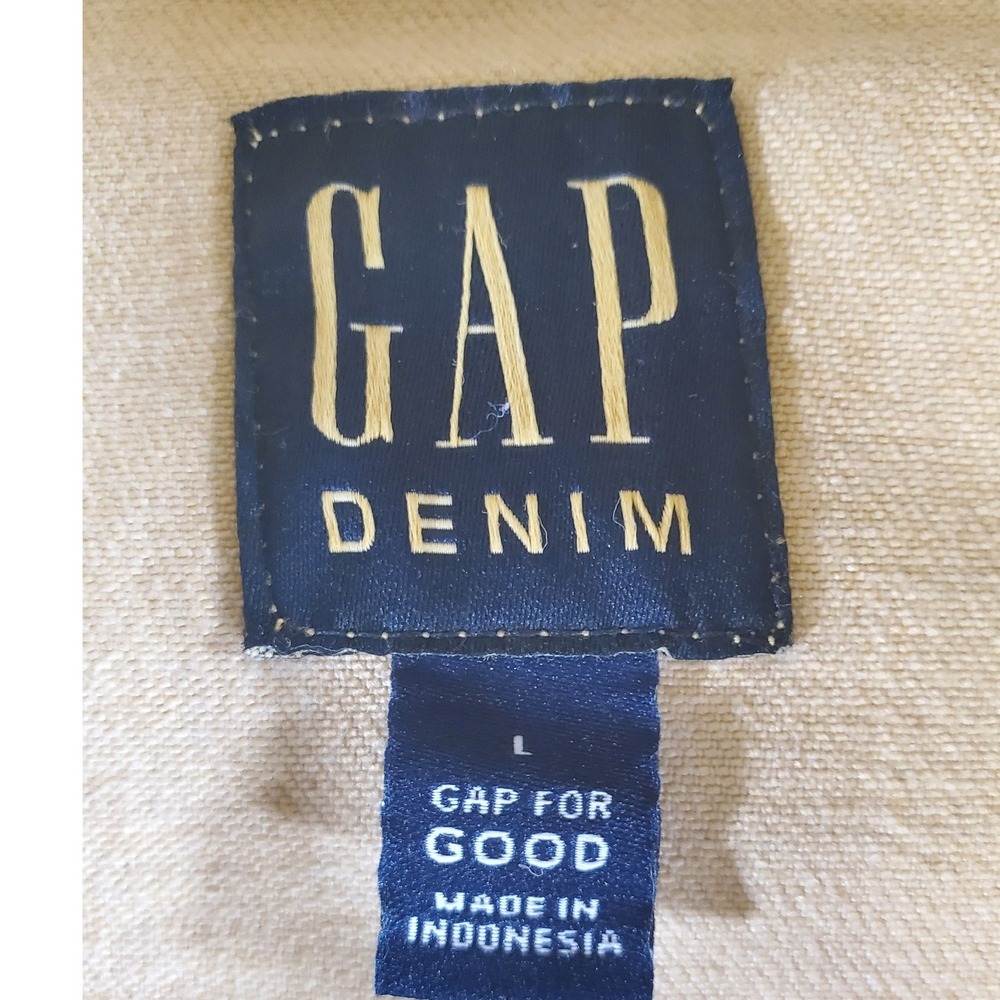 GAP Denim Women Yellow Trucker Jacket NWT Size L 542310-00-1-0003 - Picture 3 of 12